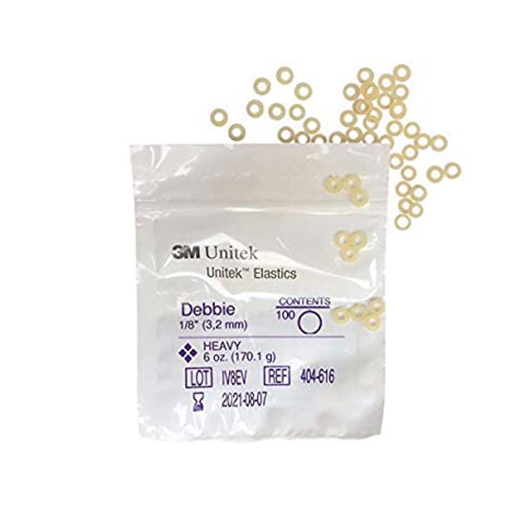LATEX ELASTICS   hvy 6oz 1/8 Debbie
