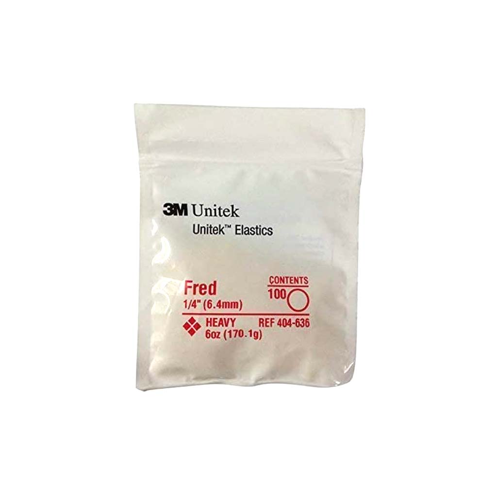 LATEX ELASTICS   hvy 6 OZ 1/4 FRED