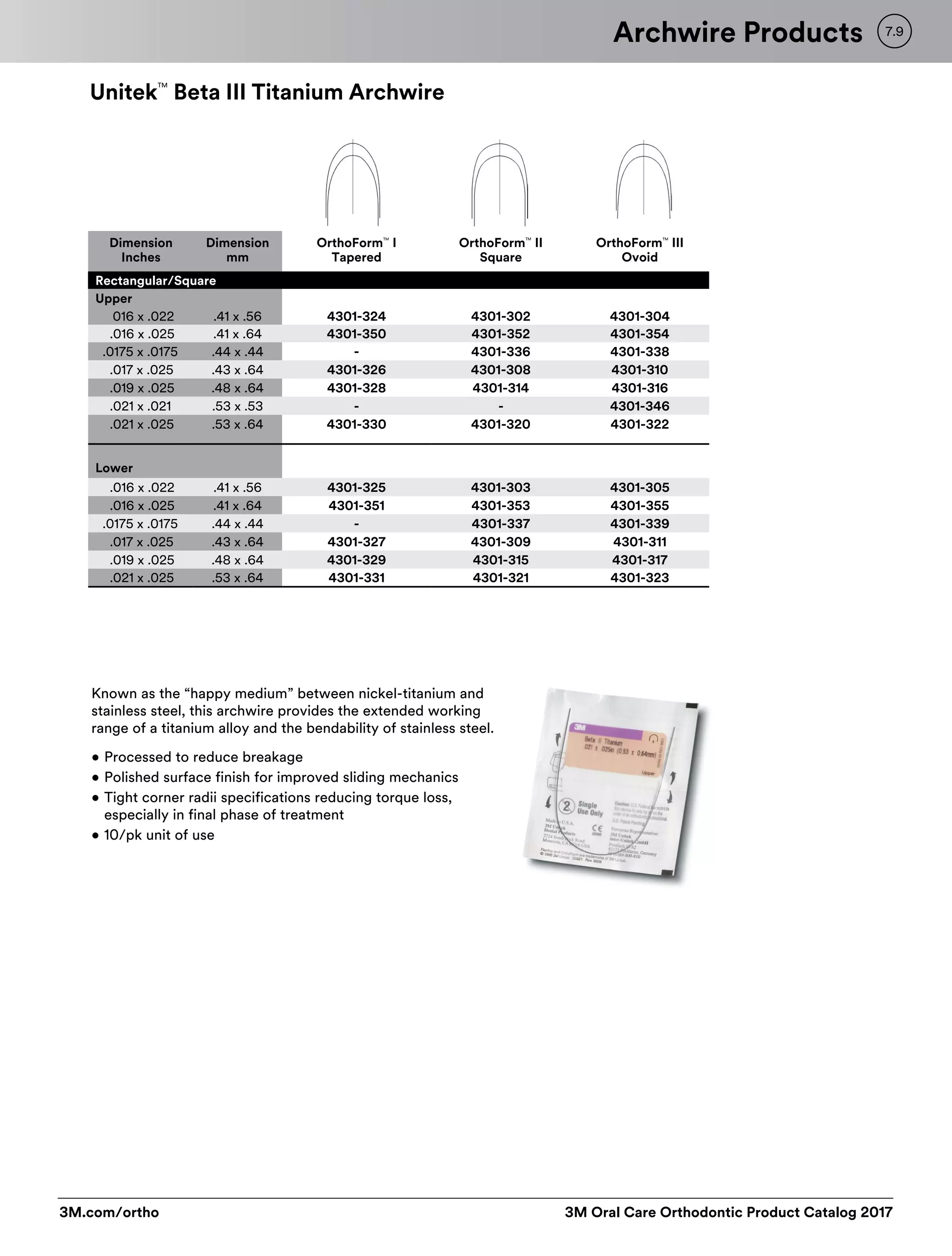 BETA III OF III OVOID L  019X026