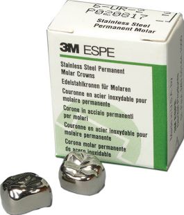 PERMENANT STAINLESS STEEL CROWNS