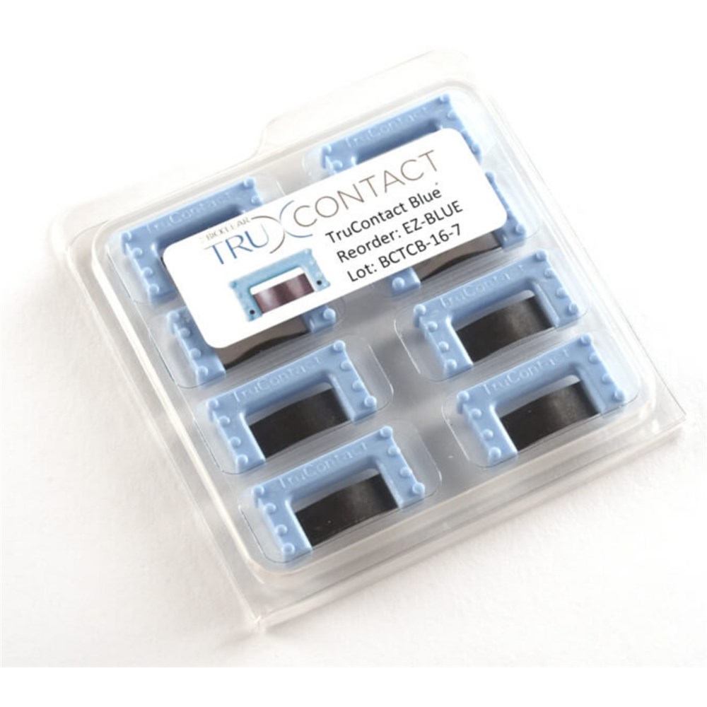 TC SERRATED DENTAL  STRIP -II 8PACK BLUE