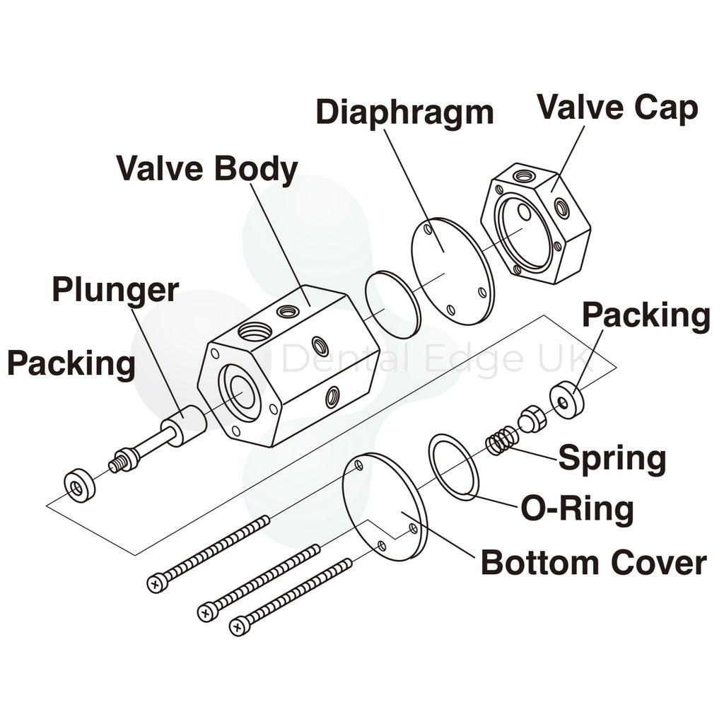 DIAPHRAGM FOR MAIN MASTER VALVE AND PULL BACK